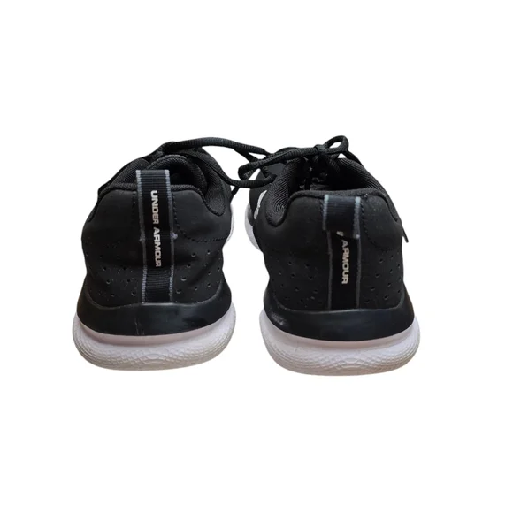 Under Armour Charged Assert Black White Sneakers 10.5 - Picture 6 of 8
